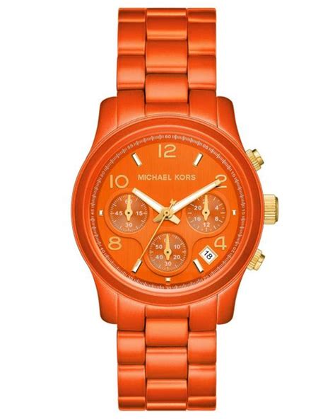 michael kors horloge veiling|michael kors orange watch.